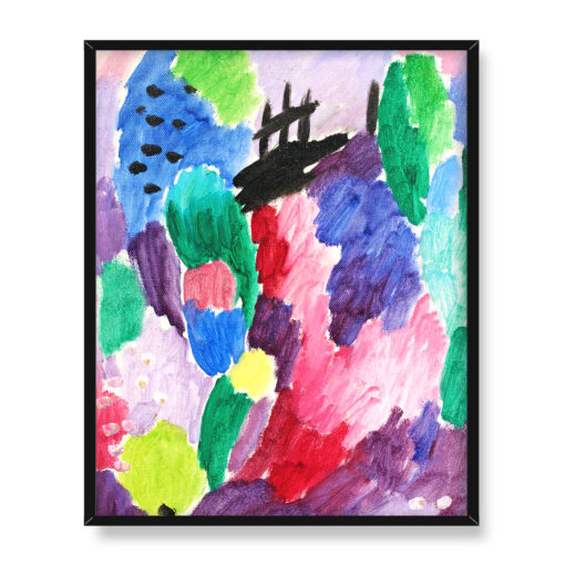 Alexej von Javlensky Czerwona ścieżka St Prex 40x50 w RAMIE