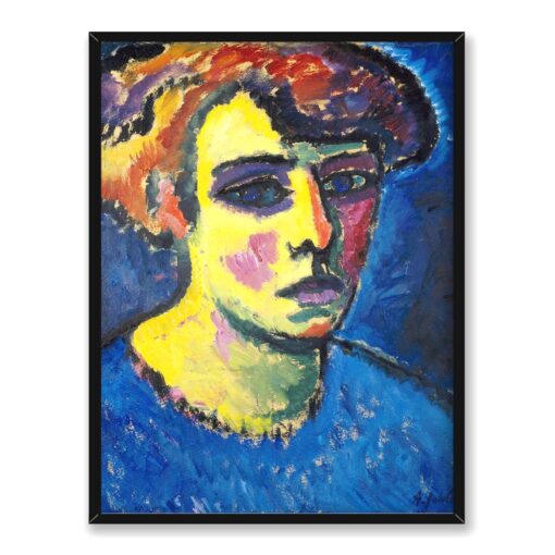 Alexej von Javlensky Głowa kobiety 30x40