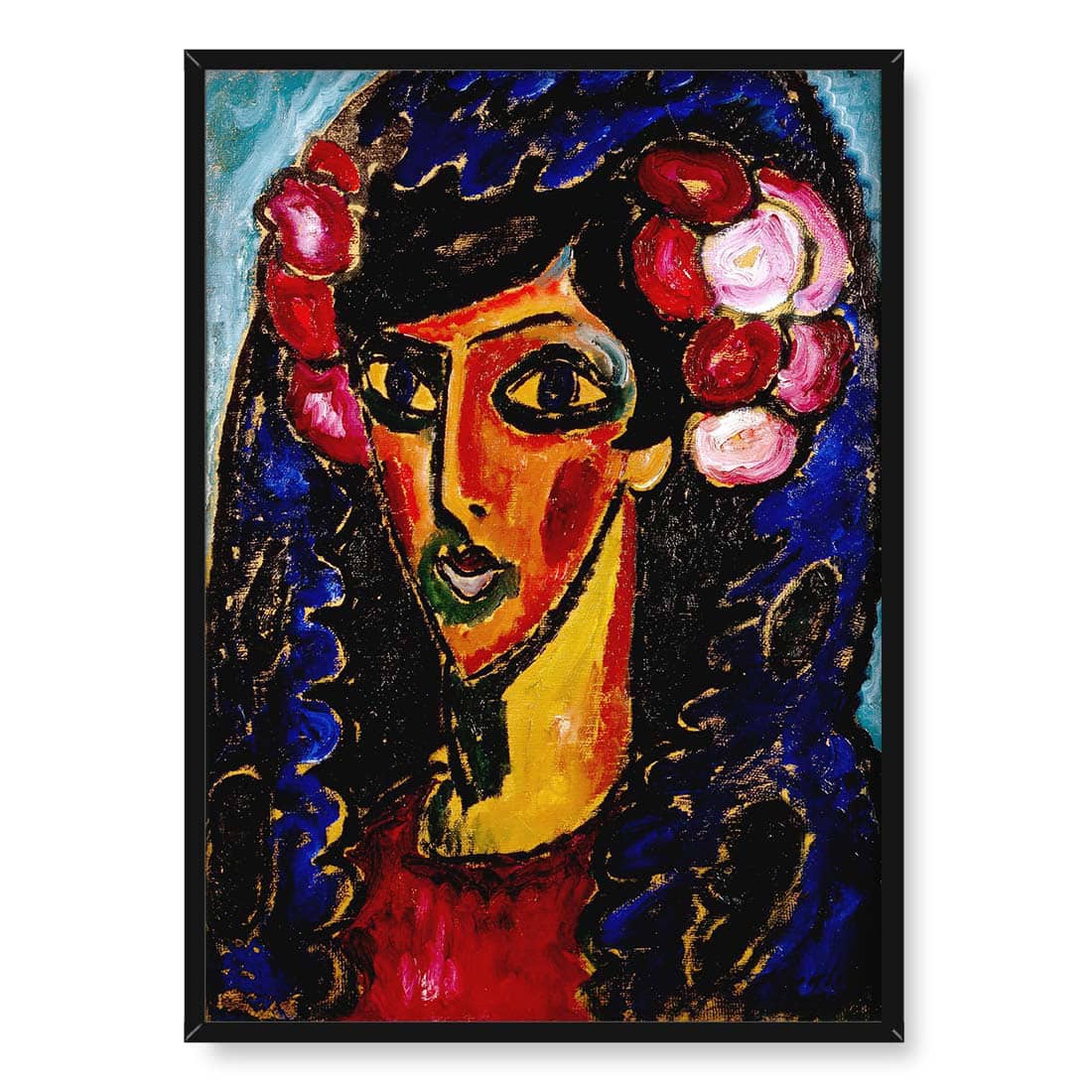 Alexej von Javlensky Niebieska mantylka 50x70