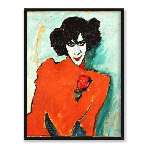 Alexej von Javlensky Portret tancerza Aleksandra Sacharowa 30x40