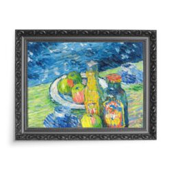 Alexej von Jawlensky Martwa natura z butelkami i owocami 70x50 wydruk na płótnie CANVAS