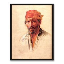 Almeida Junior Badanie dla Caipira Head 30x40 w RAMIE