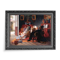 Almeida Junior Scena rodzinna 70x50 wydruk na płótnie CANVAS