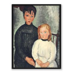 Amedeo Modigliani Dwie dziewczynki 30x40