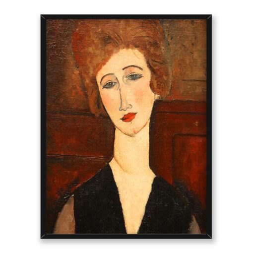 Amedeo Modigliani Ritratto di donna 30x40
