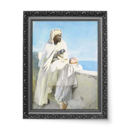 Anders Zorn Algierczycy spoglądający na zatokę 50x70 wydruk na płótnie CANVAS