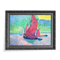Andre Derain Czerwone żaglówki 70x50 wydruk na płótnie CANVAS