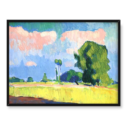 Andre Derain Krajobraz w okolicy Chatou 40x30 w RAMIE