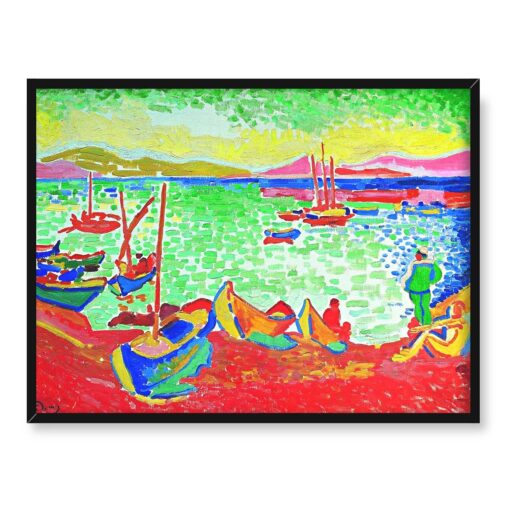 Andre Derain Londyn nabrzeże Wiktorii 40x30 w RAMIE