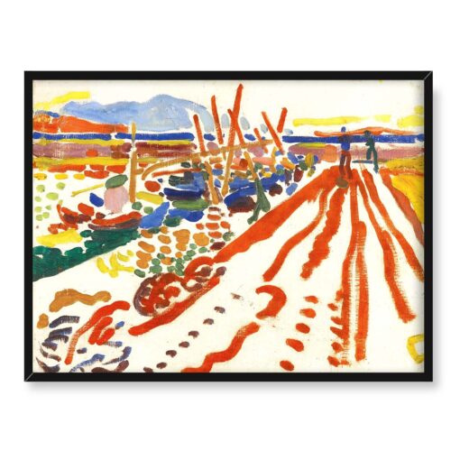 Andre Derain Molo w L Estaque 40x30 w RAMIE