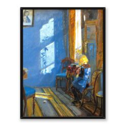 Anna Ancher Słońce w niebieskim pokoju 30x40