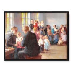 Anna Ancher Szczepienie 40x30