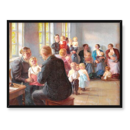 Anna Ancher Szczepienie 40x30