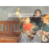 Anna Ancher Wnętrze z trzema generacjami — produkt cyfrowy do pobrania