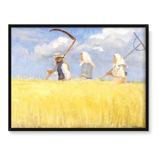Anna Ancher Żniwiarze 40x30 w RAMIE