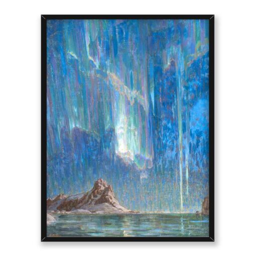 Anna Boberg Northern Lights Zorza polarna 30x40