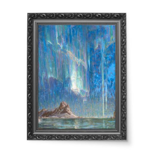 Anna Boberg Northern Lights Zorza polarna 50x70 wydruk na płótnie CANVAS