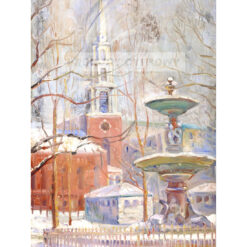 Arthur Clifton Goodwin Park Street w Boston — produkt cyfrowy do pobrania