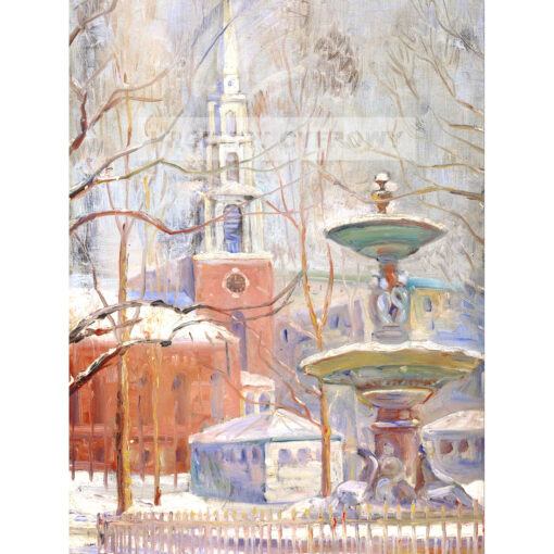 Arthur Clifton Goodwin Park Street w Boston — produkt cyfrowy do pobrania