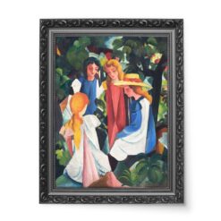 August Macke Cztery dziewczyny 50x70 wydruk na płótnie CANVAS