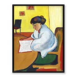 August Macke Czytająca dziewczyna 30x40