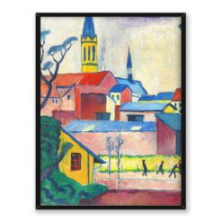 August Macke Kościół mariacki 30x40