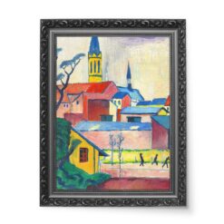 August Macke Kościół mariacki 50x70 wydruk na płótnie CANVAS