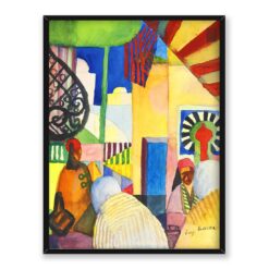 August Macke Na bazarze 30x40