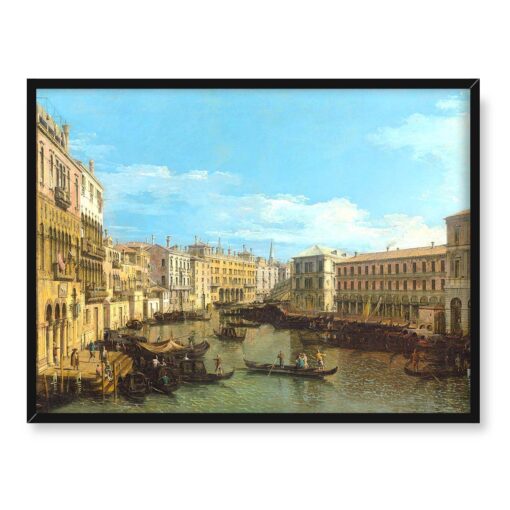 Bernardo Bellotto Wenecja Canal Grande 40x30 w RAMIE