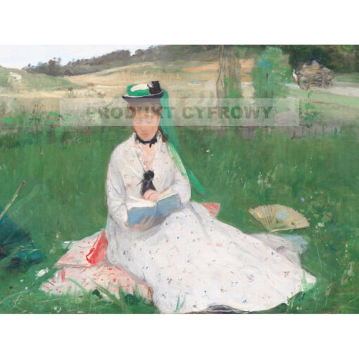 Berthe Morisot Czytanie — produkt cyfrowy do pobrania