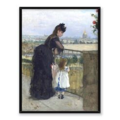 Berthe Morisot Kobieta i dziecko na balkonie 30x40