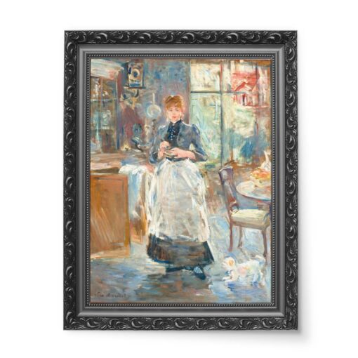 Berthe Morisot W jadalni 50x70 wydruk na płótnie CANVAS