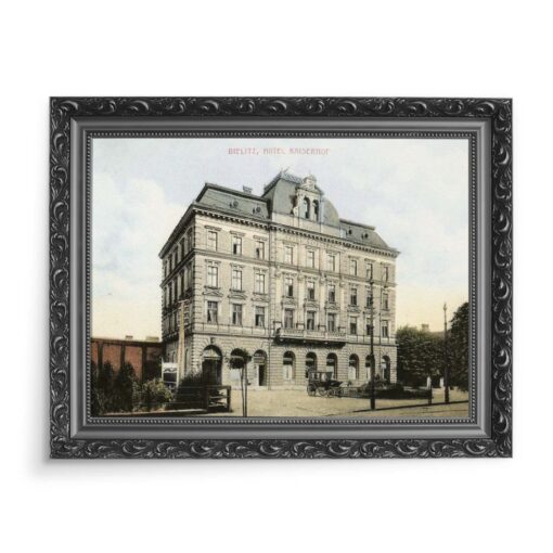 Bielsko-Biała Hotel Prezydent 70x50 wydruk na płótnie CANVAS