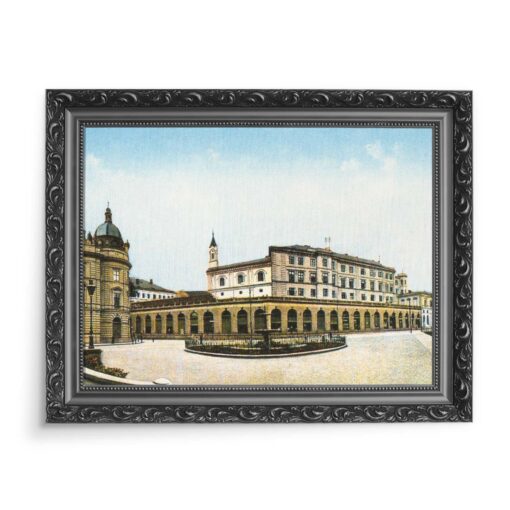 Bielsko-Biała Ulica Zamkowa 2 70x50 wydruk na płótnie CANVAS