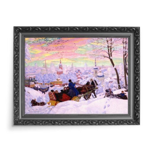 Boris Kustodiev Zapusty 70x50 wydruk na płótnie CANVAS