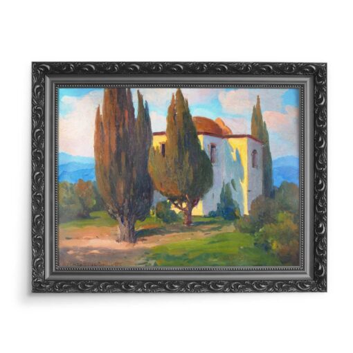Bronisława Rychter-Janowska Dworek Jesienią 2 70x50 wydruk na płótnie CANVAS