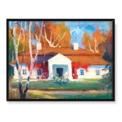 Bronisława Rychter-Janowska Dworek z portykiem 40x30