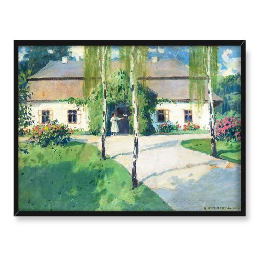 Bronisława Rychter-Janowska Przed dworkiem 40x30
