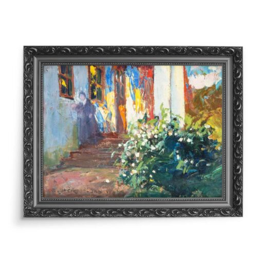 Bronisława Rychter-Janowska Salonik 70x50 wydruk na płótnie CANVAS