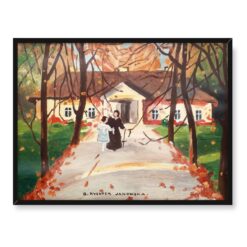 Bronisława Rychter-Janowska U babuni 40x30