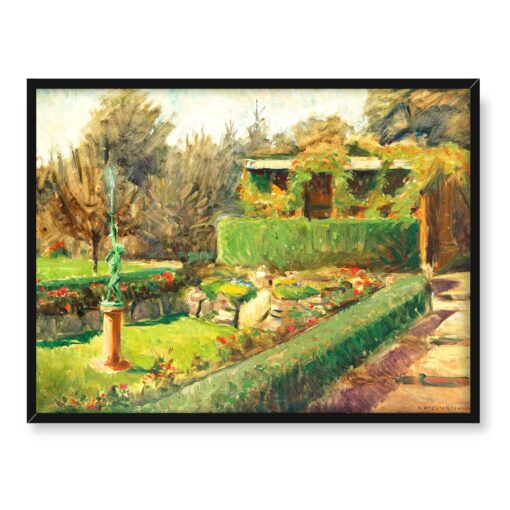 Bronisława Rychter-Janowska W ogrodzie 40x30