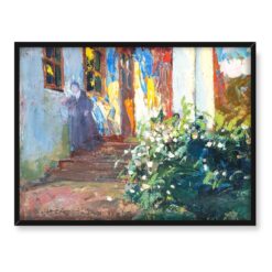 Bronisława Rychter-Janowska W ogrodzie 40x30 2