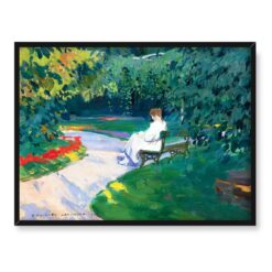 Bronisława Rychter-Janowska W parku 40x30