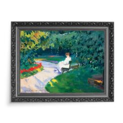 Bronisława Rychter-Janowska W parku 70×50 wydruk na płótnie CANVAS