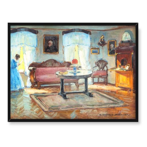 Bronisława Rychter-Janowska W salonie 2 40x30