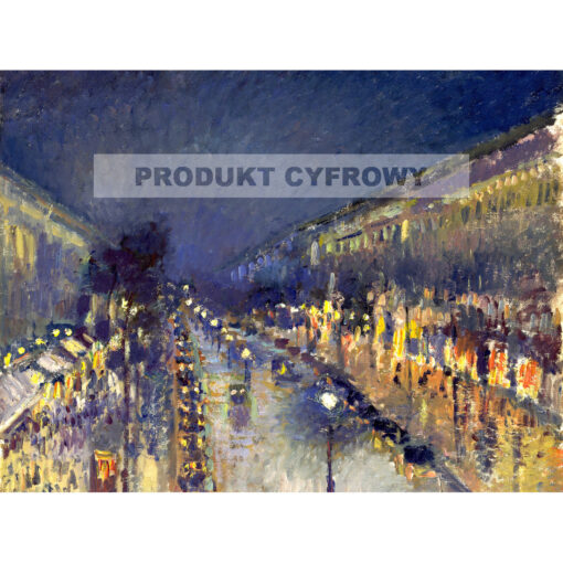 Camille Pissarro Bulwar Montmartre — produkt cyfrowy do pobrania
