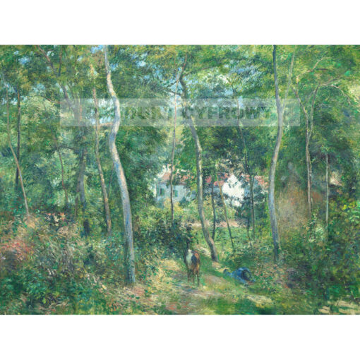 Camille Pissarro Krawędź lasu w pobliżu L'Hermitage Pontoise — produkt cyfrowy do pobrania