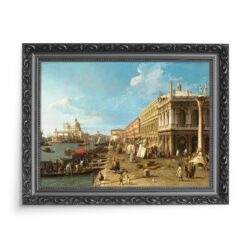 Canaletto Molo i kolumna Sw Teodora Wenecja 70x50 wydruk na płótnie CANVAS