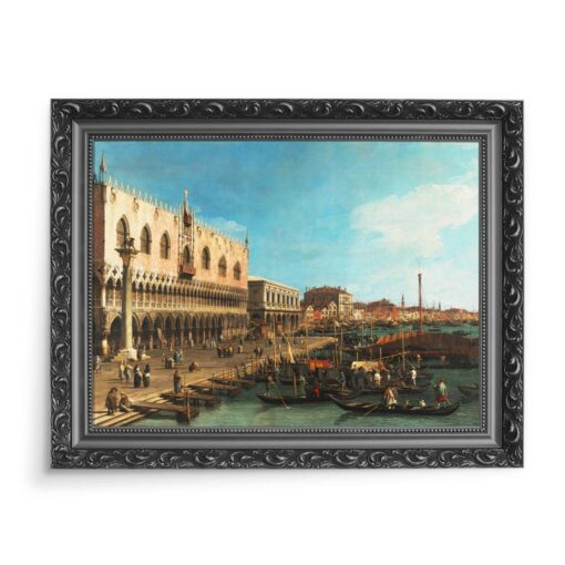 Canaletto Molo Wenecja 70x50 wydruk na płótnie CANVAS