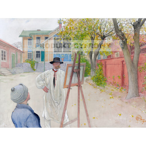 Carl Larsson Ja na farmie w Falun — produkt cyfrowy do pobrania